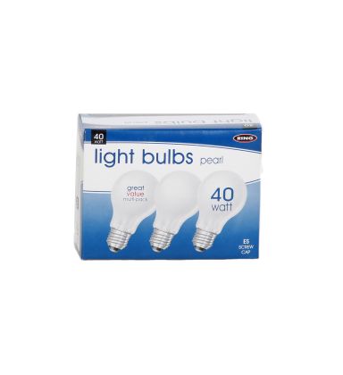 ES Screw Cap 40W Pearl Light Bulb Set of 18
