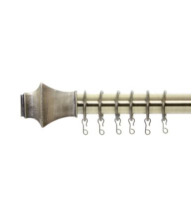 Brass Square Extendable Curtain Pole