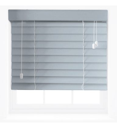 Grey Faux Wood Venetian Blind